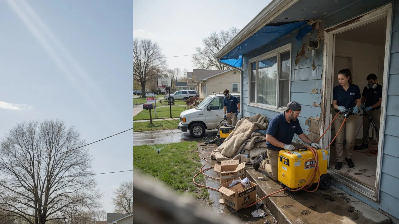 Basement Flood Cleanup in Hartford, KS near me